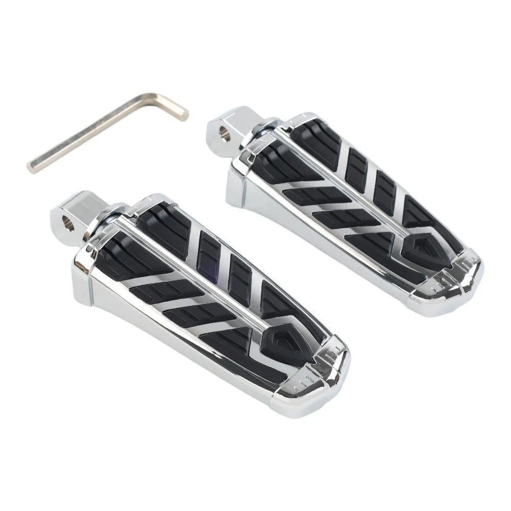 Chrome Rear Foot Pegs for Indian Scout (2015–2023) Scout Bobber (2018–2019)