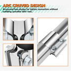 2X 2.5" Stainless Steel Catback Exhaust Butt Joint Band Clamps for Universal
