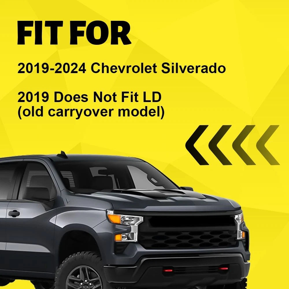 Set of 4 Mud Flap Delete for Chevrolet Silverado 1500 (2019–2024)