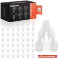 50Pcs Snap Fitting Grille Clip Fasteners for Honda Accord Civic 