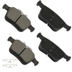 4X Rear Ceramic Brake Pads for Audi A3 Sportback E-Tron (2016–2018)
