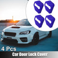 Set of 4 Stainless Steel Door Lock Latch Covers for Subaru 
