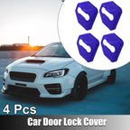 Set of 4 Stainless Steel Door Lock Latch Covers for Subaru 