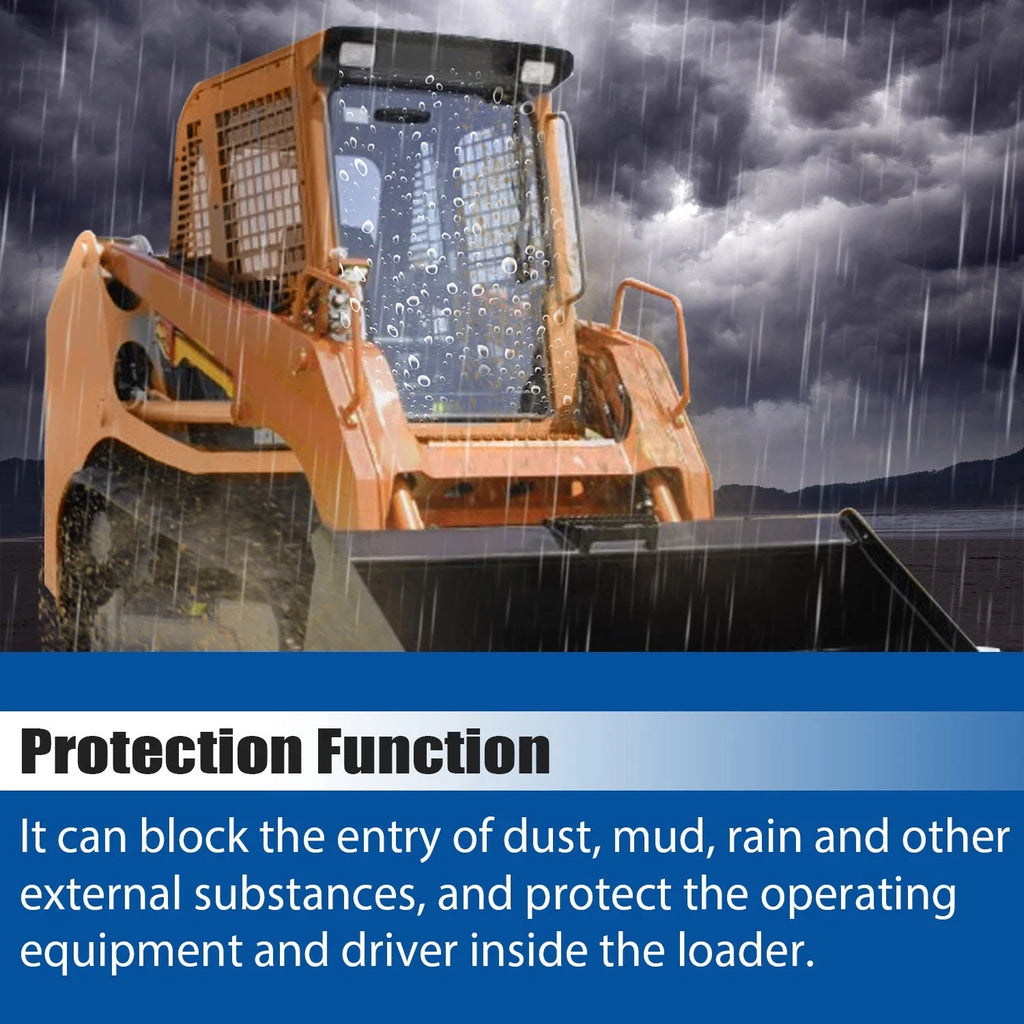 Clear Front Windshield Door Glass for Takeuchi TL8 TL10 TL130 TL150 (#0880865301)