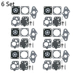 6X Carburetor Kit Repair for Kawasaki TG20 TG24 TG25 TG33 TD24 TD25 TD33 TD40