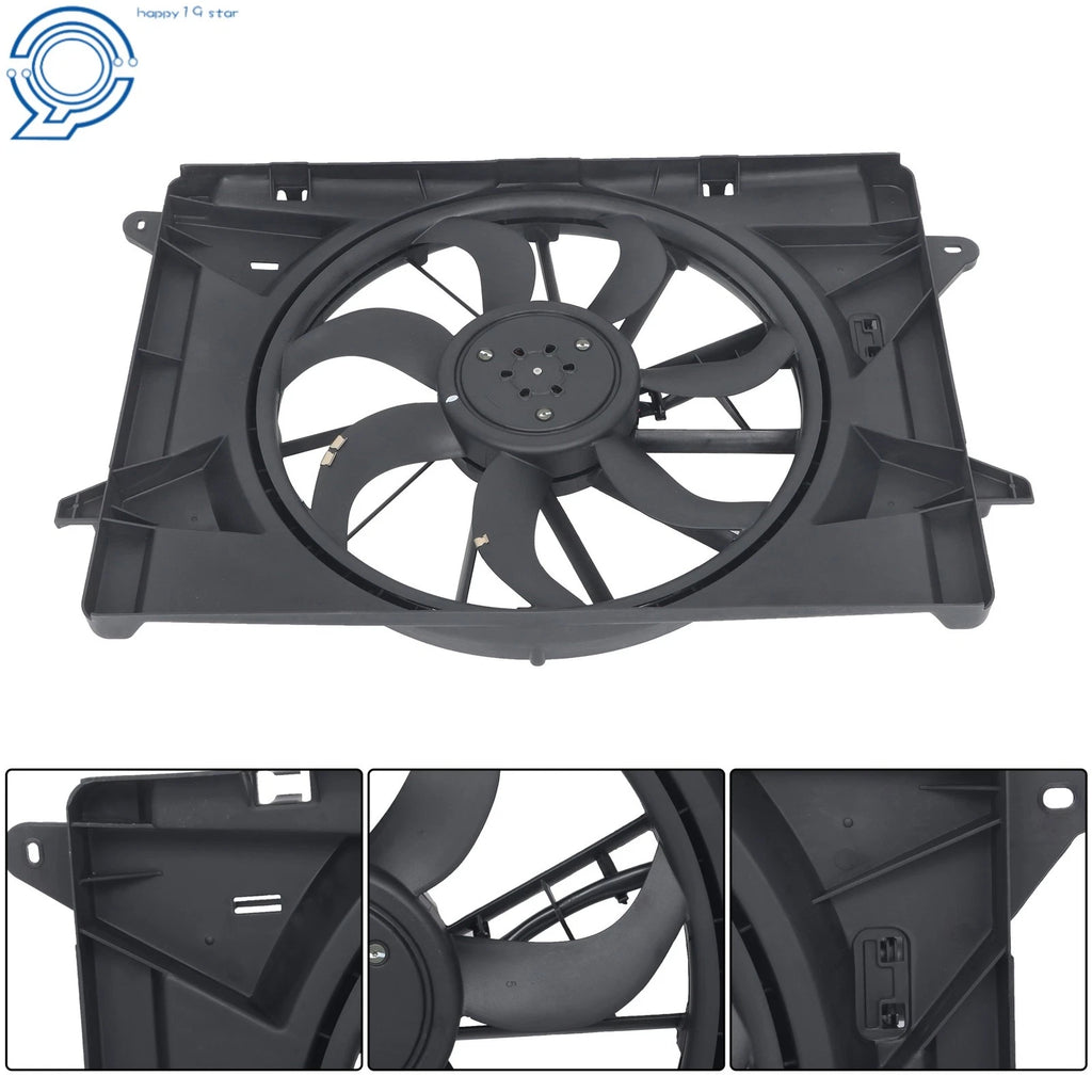Radiator Cooling Fan Assembly for Chrysler Pacifica Voyager (2017–2022)