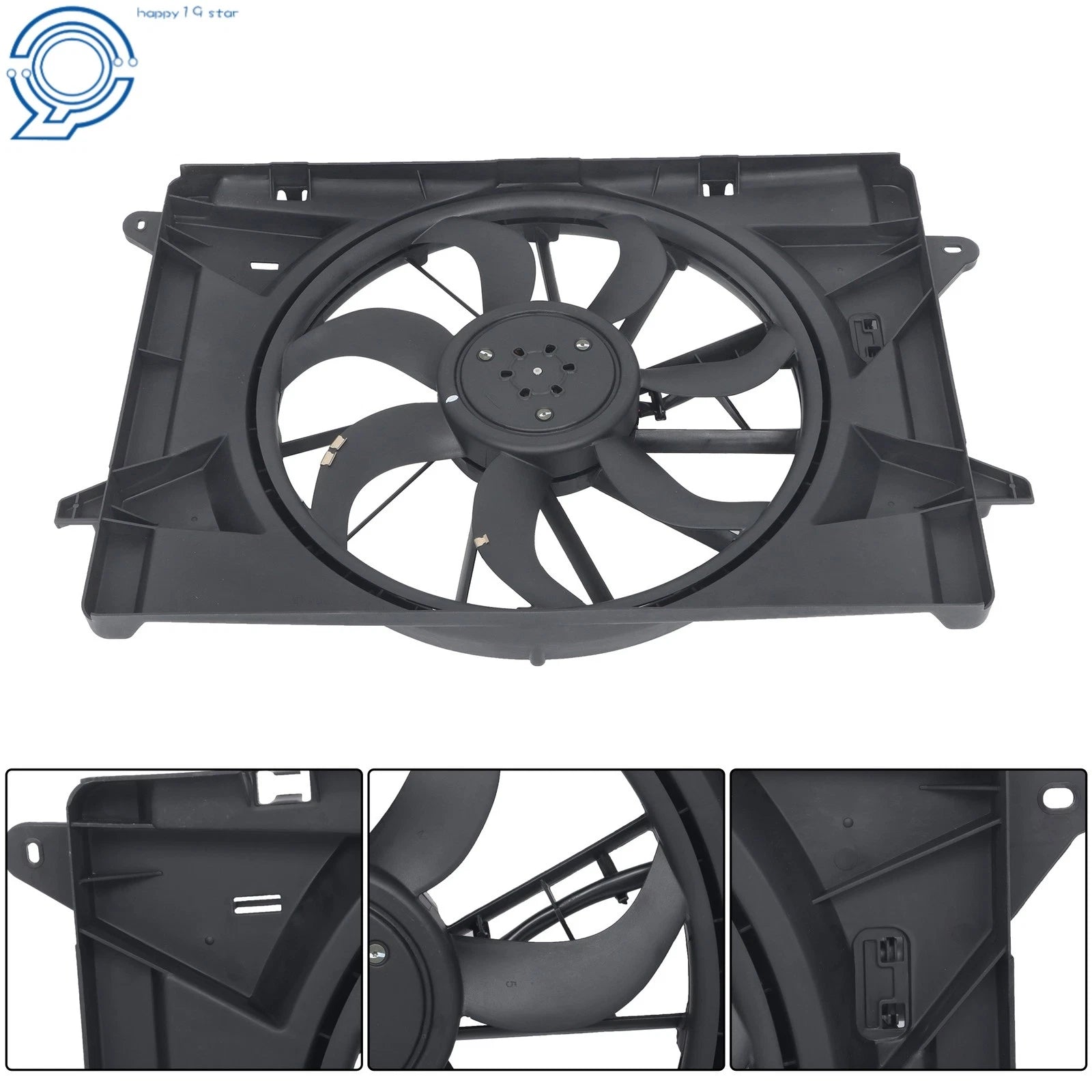 Radiator Cooling Fan Assembly for Chrysler Pacifica Voyager (2017–2022)