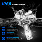 Set of 4 NOVSIGHT 9005 + 9006 LED Headlight Bulbs Kit 6500K