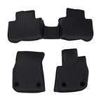 Set of 4 All-Weather Floor Mats for BMW X3 X4 (2018–2024) TPE Waterproof