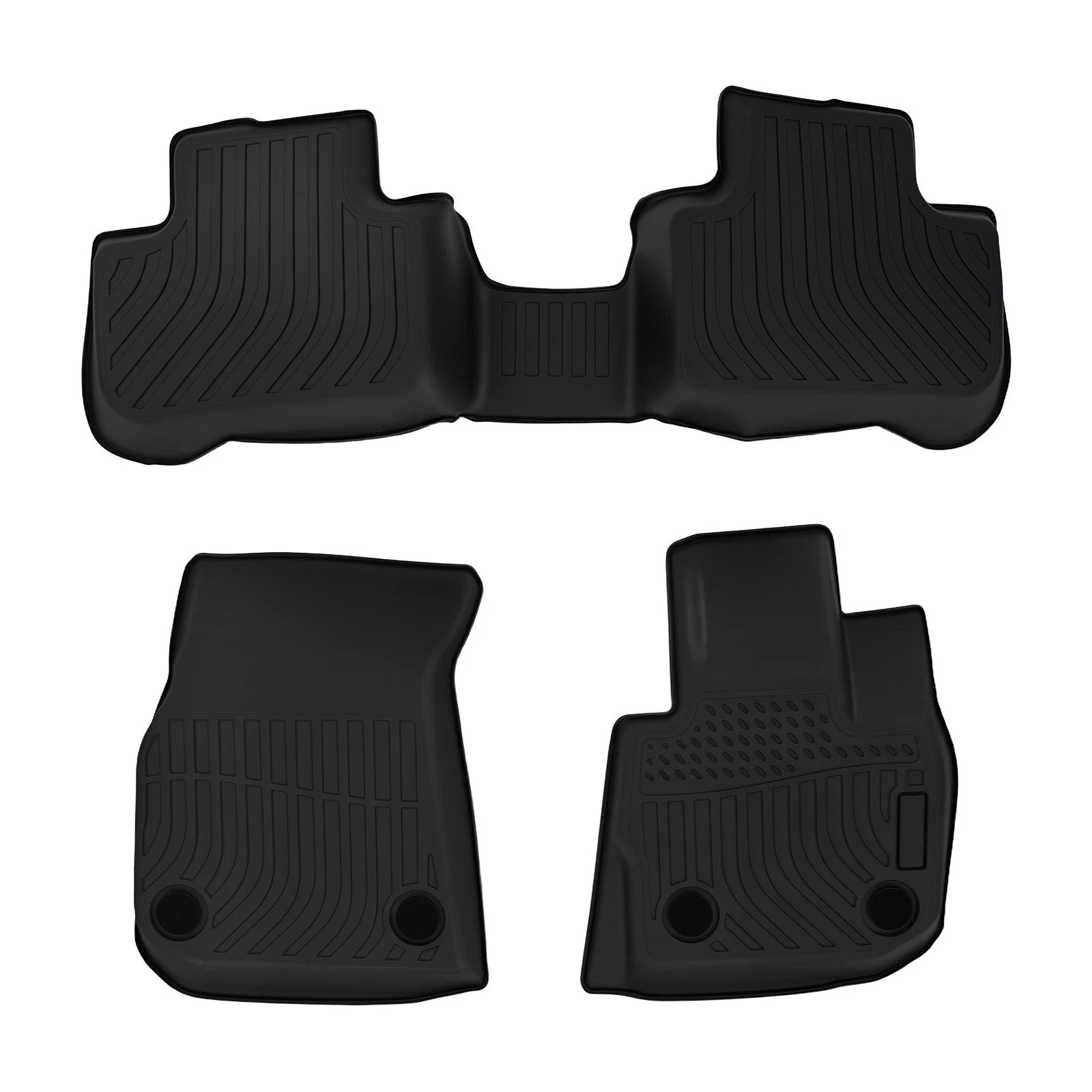 Set of 4 All-Weather Floor Mats for BMW X3 X4 (2018–2024) TPE Waterproof