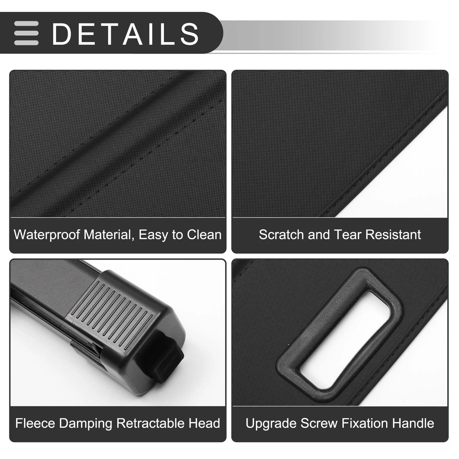 Retractable Cargo Cover for Mitsubishi Outlander (2008–2012) Gloss Black