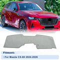 Dash Cover for Mazda CX-60 (2024–2026) Without HUD, Flannel Gray