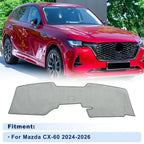 Dash Cover for Mazda CX-60 (2024–2026) Without HUD, Flannel Gray