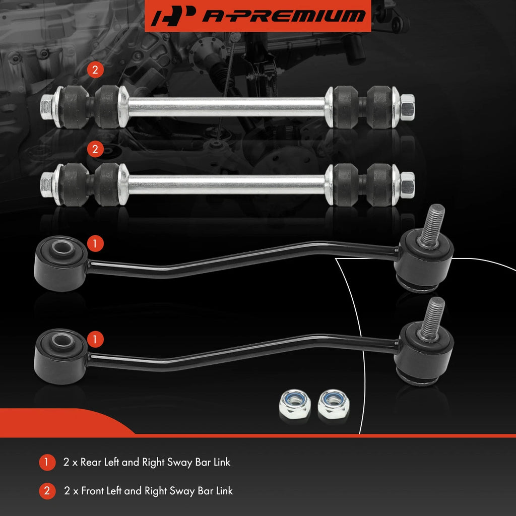 Set of 4 Sway Bar Link Kit for Ford Explorer Sport Trac (2001–2005)