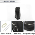 1 Pc Gear Shift Knob Cover for Nissan Tiida (2004–2012) Pebbled Black Beige