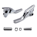 Chrome Smooth Shorty Brake Clutch Levers for Harley Touring Trike (2008–2013)