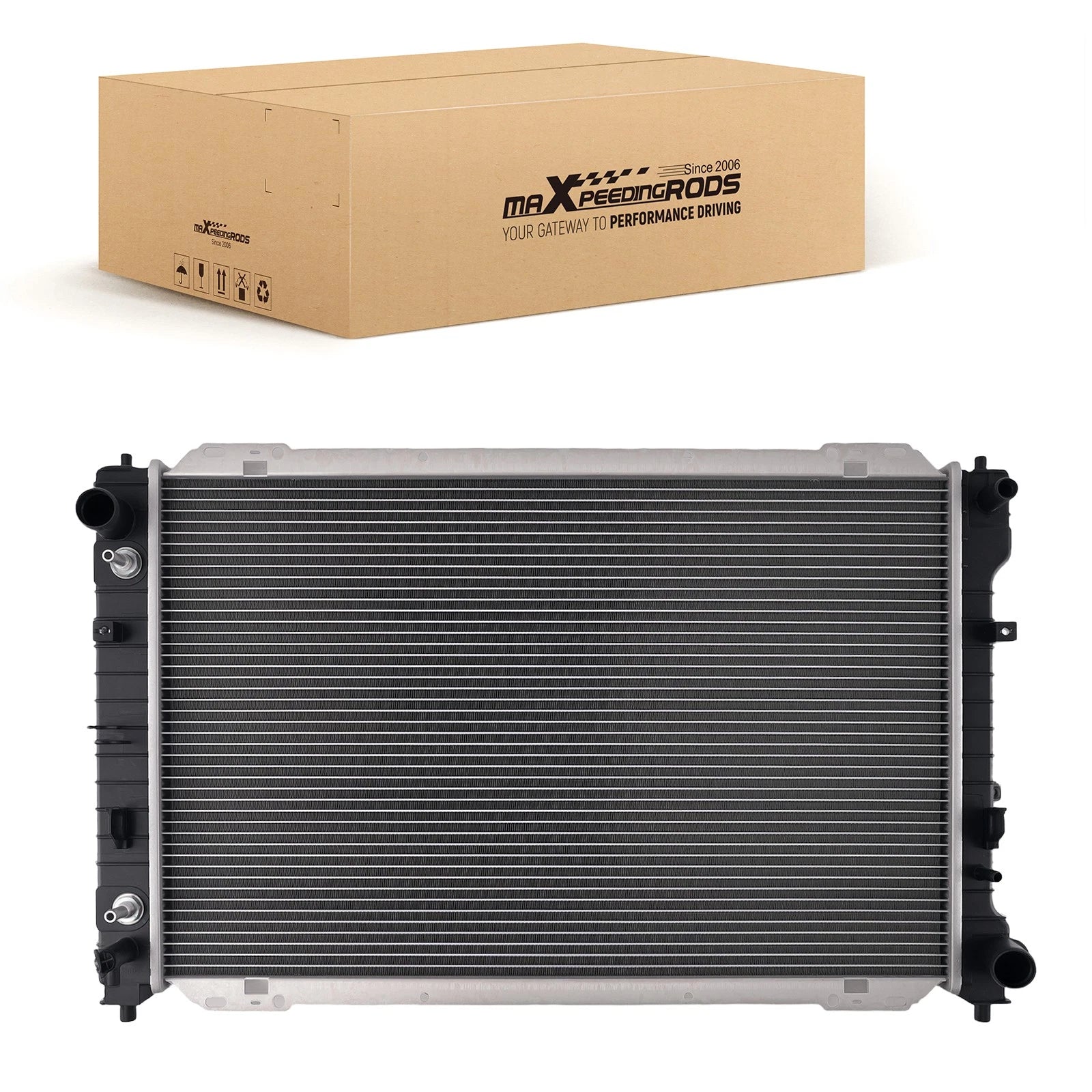 Aluminum Radiator for Ford Escape 2.3L (2005–2008) Cross Flow AT Plastic