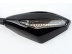 Rearview Mirrors with LED Turn Signals for Suzuki GSXR1000 (2004–2007, 2009–2016)