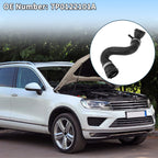 Radiator Hose Water Pipe for Volkswagen Touareg 3.0L (2011–2015) Rubber Black