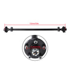Trailer Axle 5 Lug 2000 lb with U-Bolt Kit (52" Hub Face Pitch)