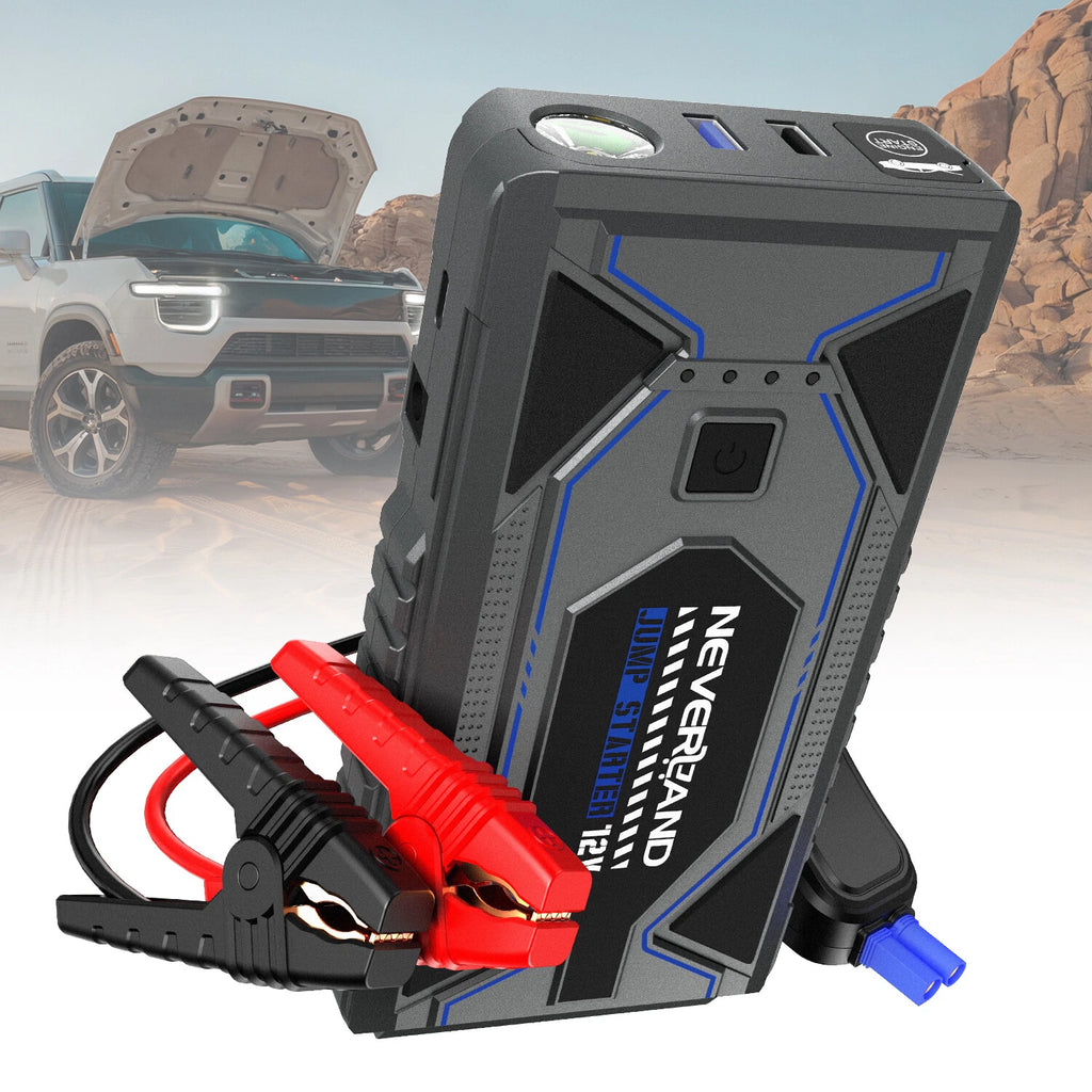6-in-1 USB Car Jump Starter Booster 6500A 12800mAh for Universal Use