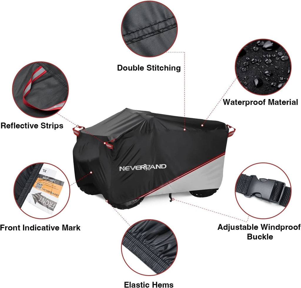 Waterproof ATV Cover for Honda TRX 450R (2004–2014) - Heavy Duty, UV Protect