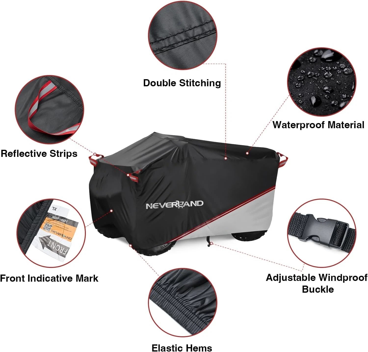 Waterproof ATV Cover for Honda TRX 450R (2004–2014) - Heavy Duty, UV Protect