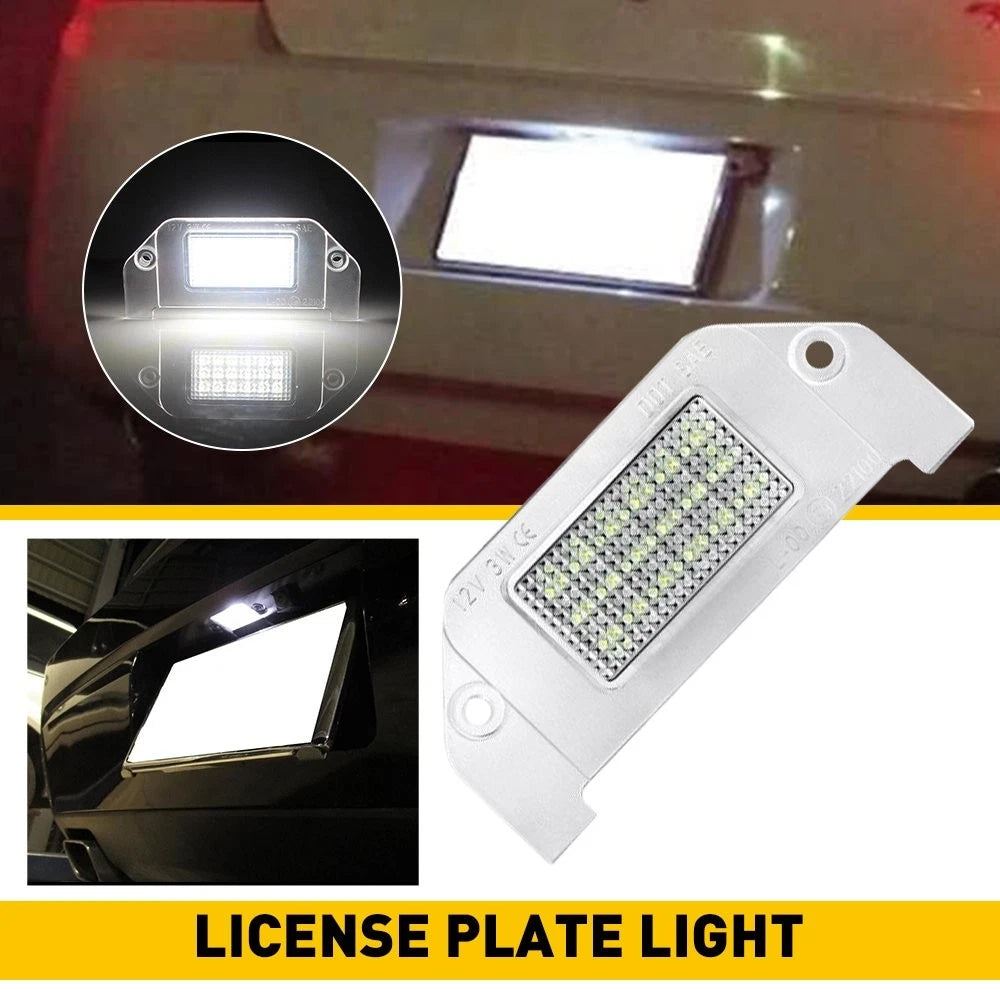White LED License Plate Lights for Dodge Charger/Challenger/Avenger (6000K)