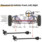 2pcs Front Stabiliser Sway Bar Link for BMW 3 Series (2004–2013) No. 31356765933