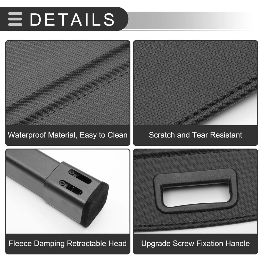 Retractable Cargo Cover for Kia EV6 (2022–2024) Gloss Black