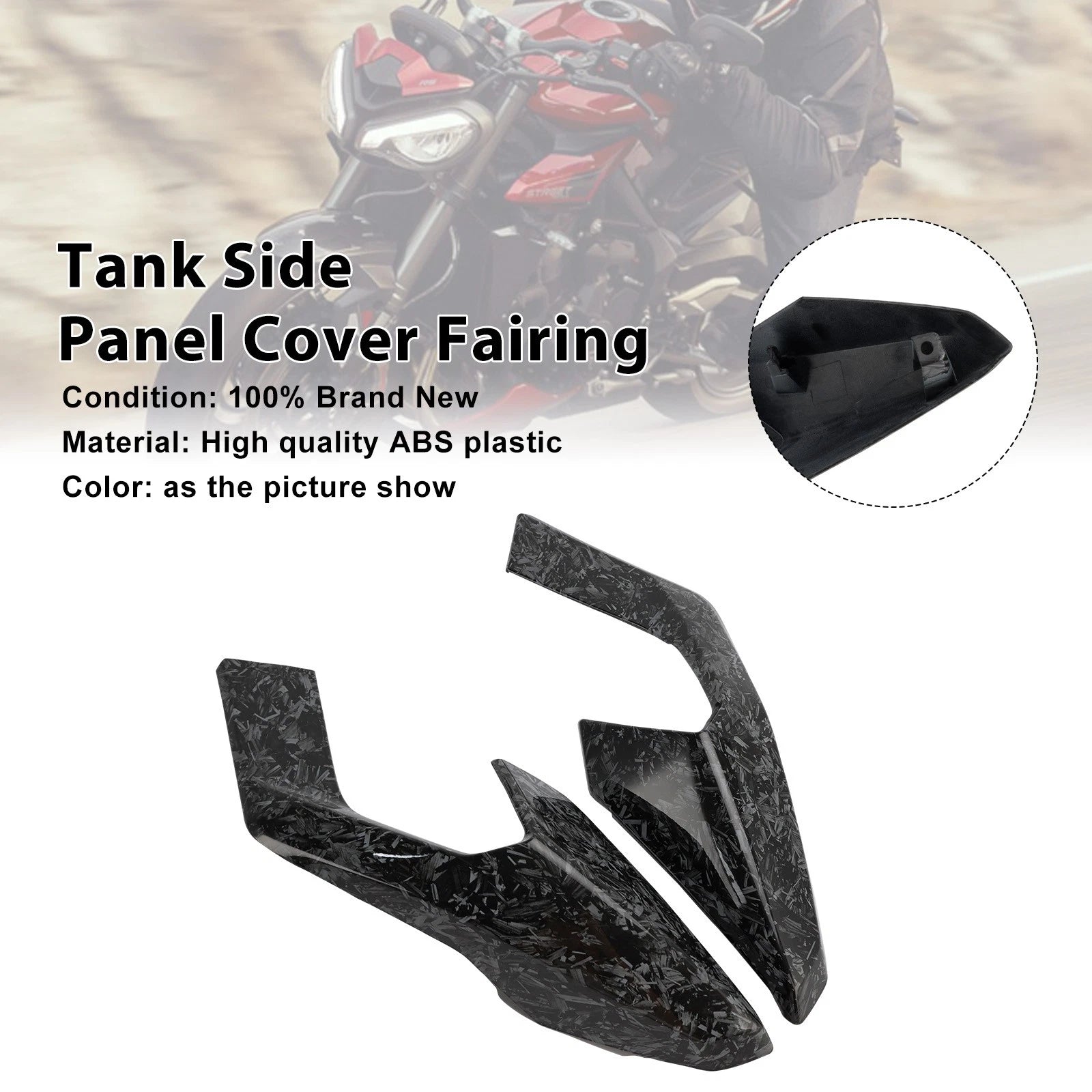 Tank Side Cover Panel Fairing for Street Triple 765 R/RS (2023–2025)