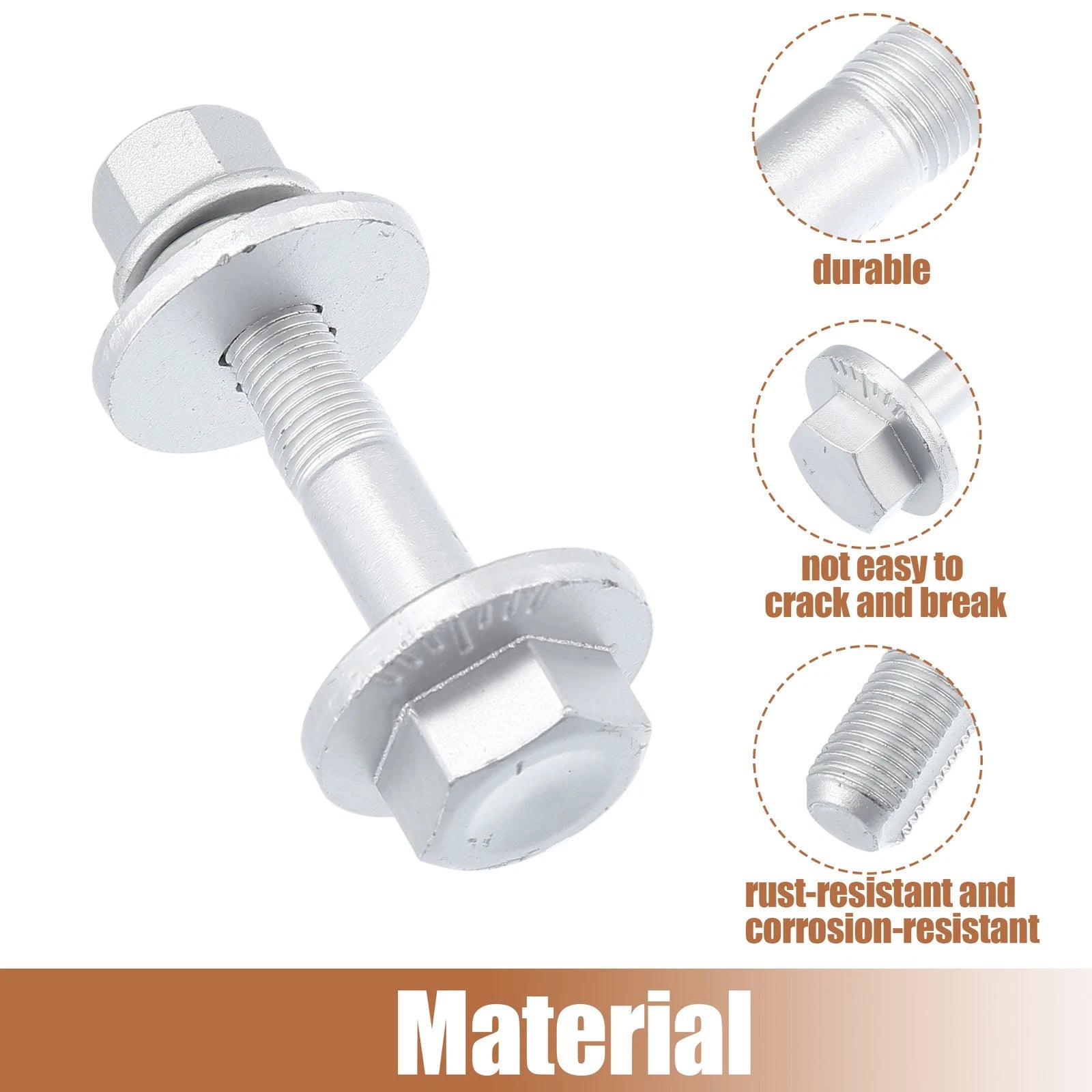 2X Eccentric Alignment Camber Bolt for Hyundai Kia (2011–2016) No. 546403R000