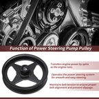 Power Steering Pump Pulley for Ford F-150, Lincoln, Mercury (2004–2008) 2L3Z3A733AA