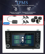 7" Android 13 Car Stereo GPS Navigation for Benz SLK-Class (2004-2010)