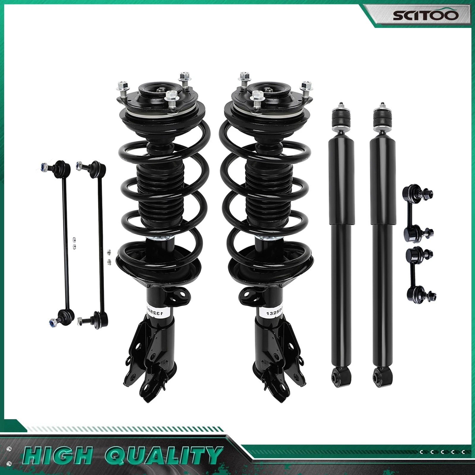 Complete Strut and Shock Set for Honda Civic (2013–2015)