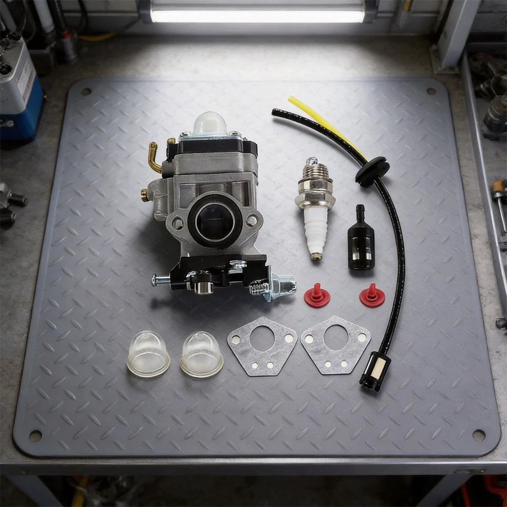 Carburetor Kit 15mm Venturi for ATVs Pocket Bikes Garden Equipment