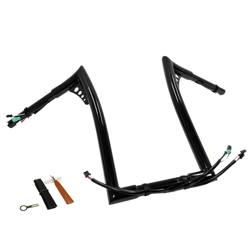 14" Pre-wired Handlebar for Harley Road King FLHR FLHRC (2014–2015)