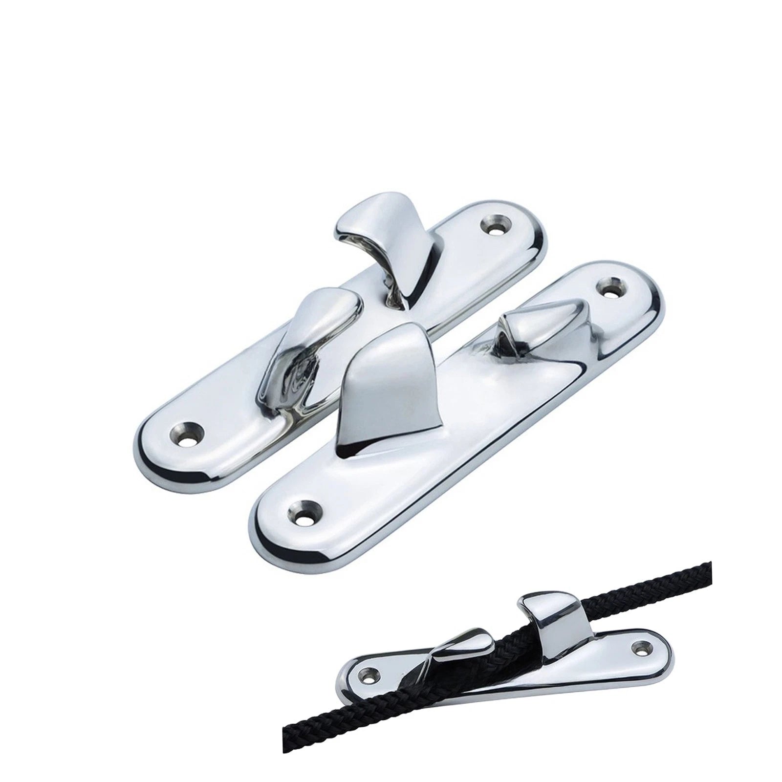 316 SS Rope Guide Cleat Concave Fairlead for Boat Bow Chock (N/A)