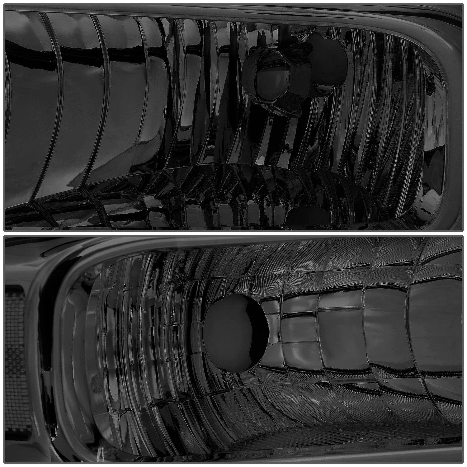 Headlight/Lamp for Ford Super Duty (2005–2007) Smoked Housing Clear Corner