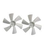 6 Inch RV Trailer Camper Bathroom Exhaust Vent Fan Blades Replacement  pcs