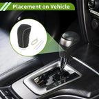 1 Pc Gear Shift Knob Cover for Mazda 3 (2014–2018) Black Beige Faux Leather