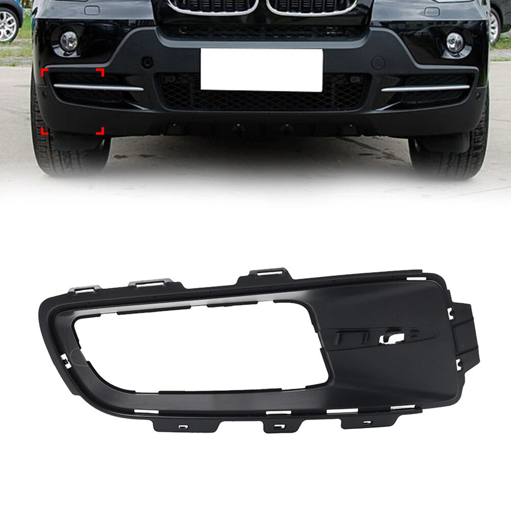 Front Bumper Grille Bezel Fog Light Cover for BMW X5 E70 (2006–2010)