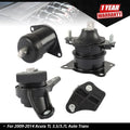 Set of 4 Engine and Transmission Mounts for Acura TL (2009â2014)