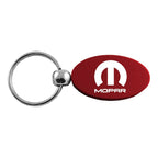 Burgundy Oval Keychain - Officially Licensed for Mopar Vehicles
