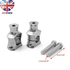 Set of 2 Bar Clamp Risers for Universal 7/8" Taper Handlebar (Dirt Bike/ATV)