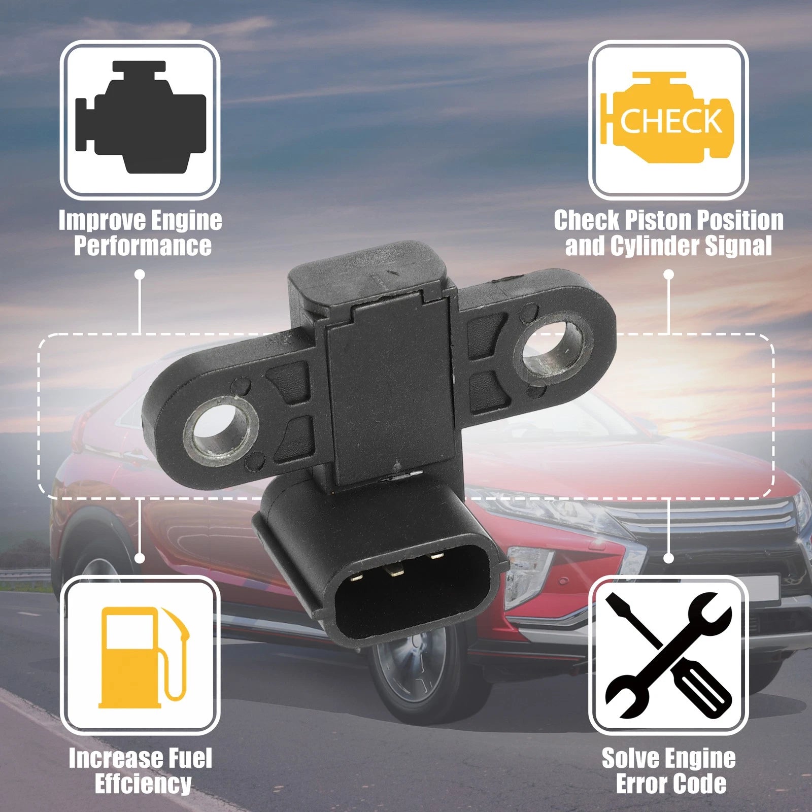 Crankshaft Position Sensor MR985119/J5T30671 for Mitsubishi Eclipse (2006–2012)