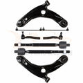 Set of 8 Suspension Control Arms Tie Rods Sway Bars for Toyota Yaris (2007–2008)