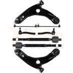 Set of 8 Suspension Control Arms Tie Rods Sway Bars for Toyota Yaris (2007–2008)