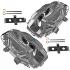 2X Front Disc Brake Calipers w/ 4 Pistons for Ford Mustang (2007–2014)