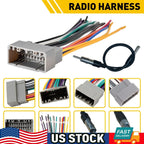 Aftermarket Car Radio Wiring Harness & Antenna Adapter for Dodge Chrysler